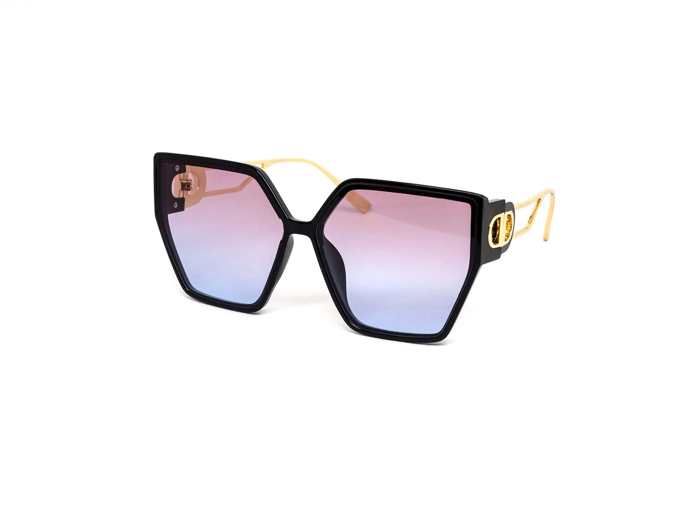 Oversized Luxury Hexagon Gradient Wholesale Sunglasses