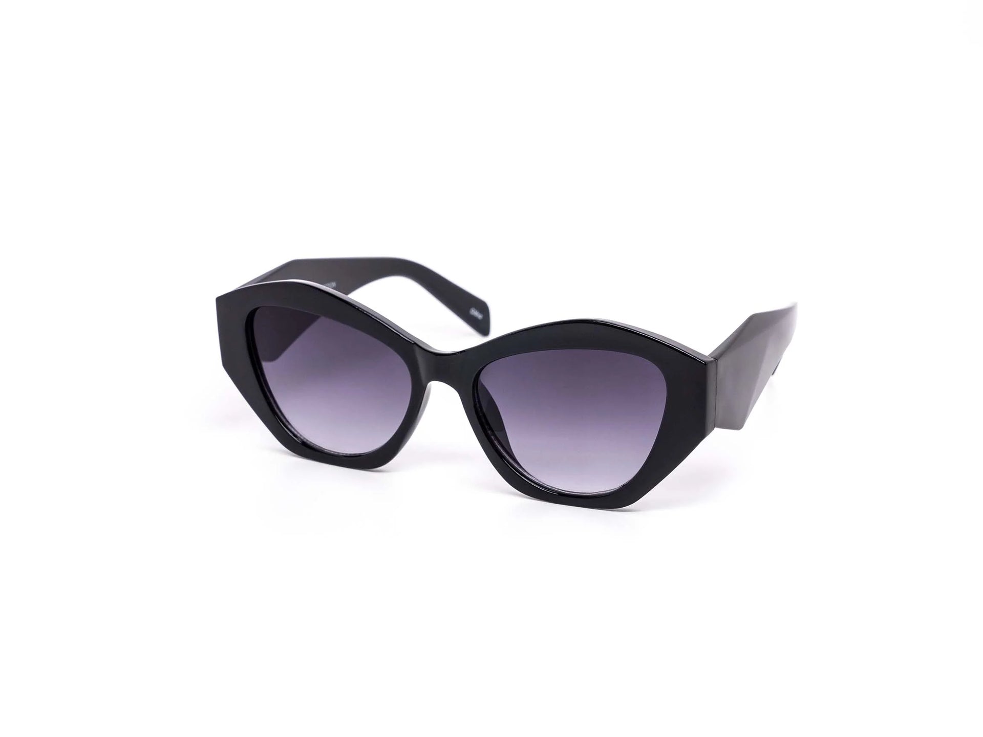 Trendy Chunky Bonny Prism Abstract Sunglasses